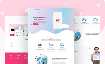 Digital Product Landing Page landing page