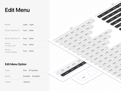 Edit Menu (iOS, iPadOS) apple apple app apple colors apple edit menu design edit menu edit menu component edit menu properties figma figma community ios ipados mobile ui ui kit variants