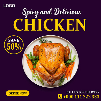 Spicy Chicken Template Design chicken template design spicy chicken template spicy chicken template design template design