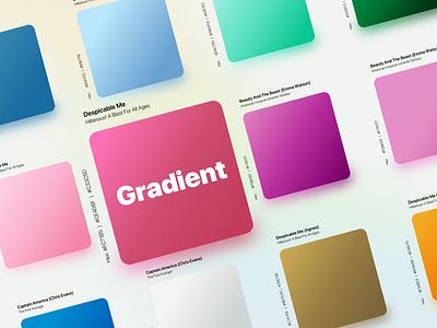 Gradient Color Picker branding color colorpicker creativedesign dribbbleshot film graphic design inspiration movie shades ui uiux ux vibrant