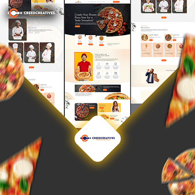 Papperonix: Craft Your Perfect Pizza Experience agencycreatives elementor ui uiux webdevelopment websitedesign