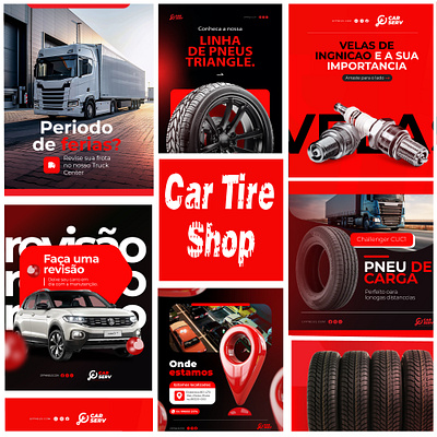 Car Tire Shop adobeillustrator car cartireshop design graphic design graphicdesigner poster shop socialmediadesign socialmediaposter tire