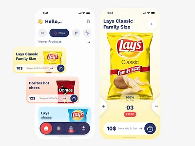 Supermarket New Experience commerce design store ui uiux ux