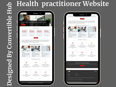 Health Practitioner Website branding design doctor funnel funnel optimization graphic design health hospitality illustration logo nurses patients vector website website redesign