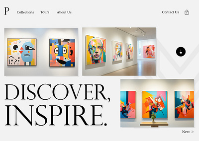 Modern UI Design | UIUX| website design | art gallery design productdesign ui uidesign uiux website design wesite
