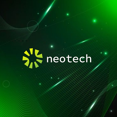 neotech (technology based logo design) abstract logo brand identity branding circle logo design gradient logo graphic design icon logo modern logo tech logo technology