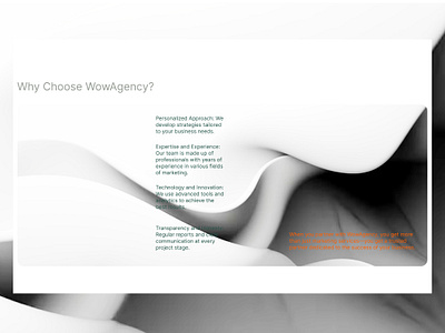 Landing Page For Marketing Agency. Web Design ui