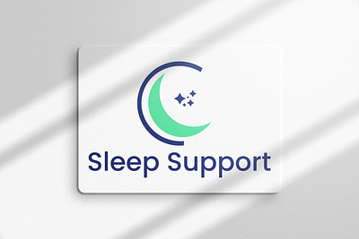 Sleep Support Vector Logo design creative creative logo design design graphic design illustration logo logo design sleep support sleep support logo vector