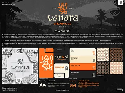 We Are Vanara Creative Co advertising branding de design graphic graphic design illustration logo packaging publication typography vector