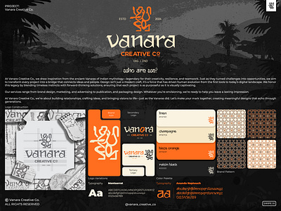 We Are Vanara Creative Co advertising branding de design graphic graphic design illustration logo packaging publication typography vector