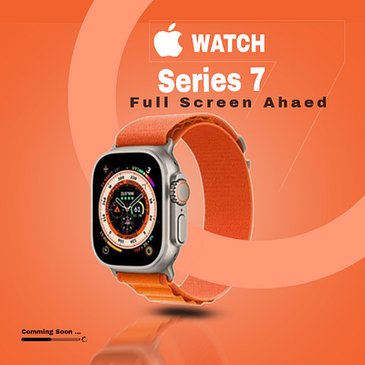 Apple Watch Poster Re Design poster re design social media post design ui ux design