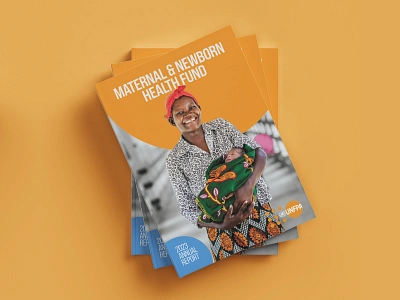 UNFPA Anuual Report Design 2023 adobe indesign annual report brochure catalog clean design creative graphic design