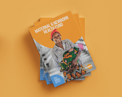 UNFPA Anuual Report Design 2023 adobe indesign annual report brochure catalog clean design creative graphic design