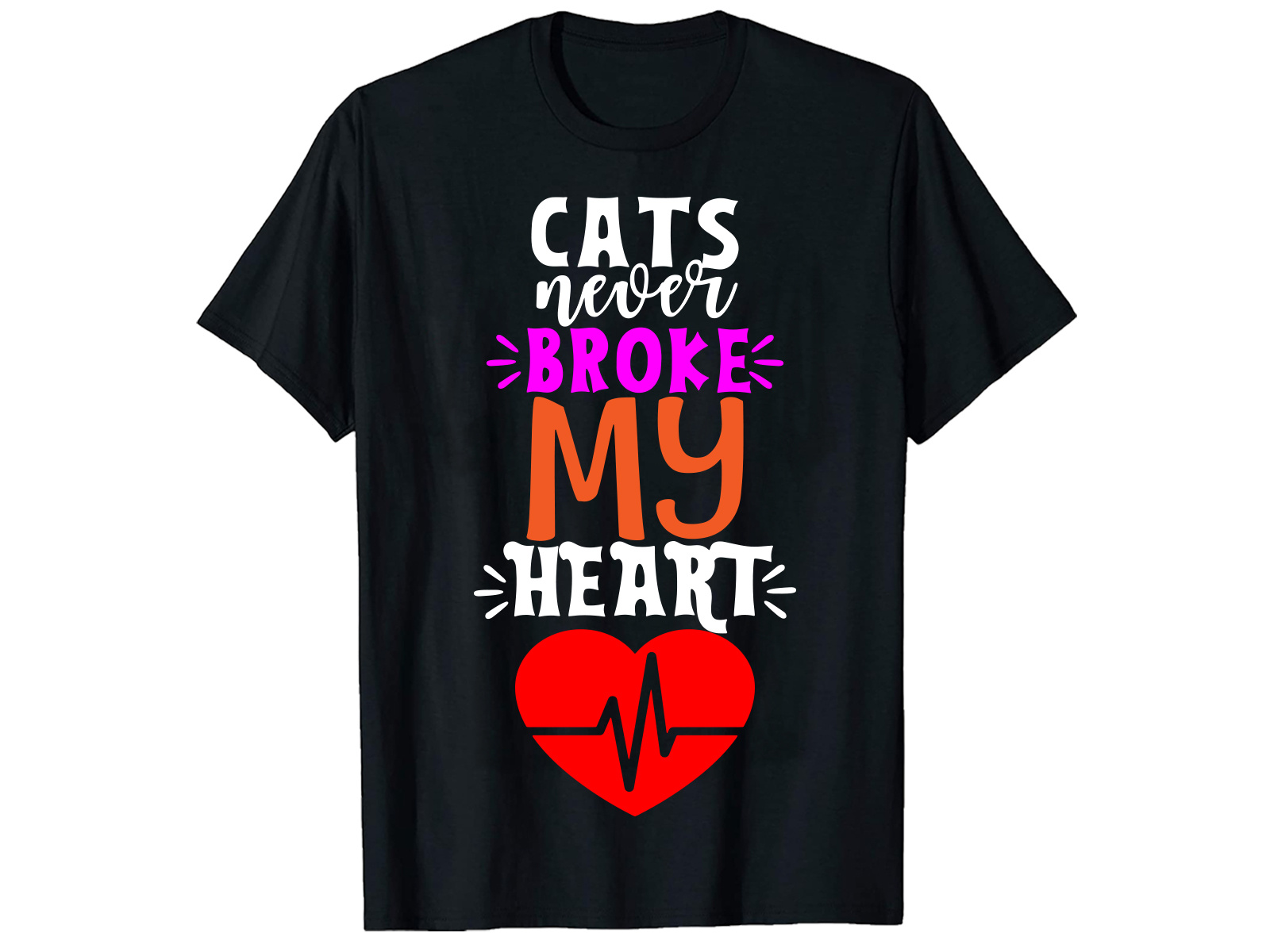 Example of Paws & Playful Cat T Shirt Designs