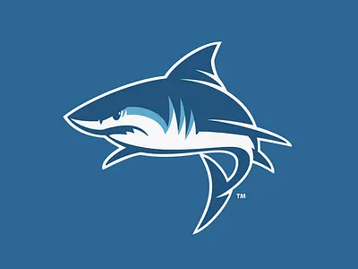 Shark Happen character icon illustration logo mascot shark