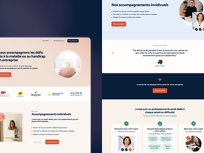 Zest for Life landing page product design ui design ux design