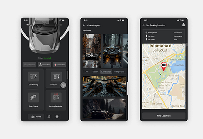 🚗 Seamless Car Syncing & Smart Parking App UI Design appdesign carappdesign cv maker app figma designs mobileappdesign new app ui prototyping smartappdesign ui uiinspiration uiux uiuxdesign userinterface uxui vfigmadesign