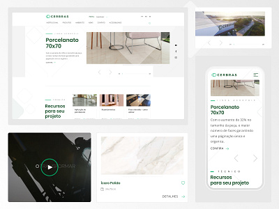 Cerbras clean interface intuitive navigation minimalist responsive design ui ux web design