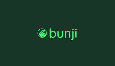 Bunji Logo brand branding bunny food grocery icon logo minimal