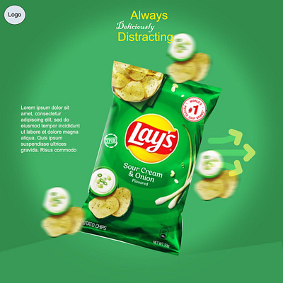 Lays MArketing Poster Re Design branding motion graphics social media post design ui