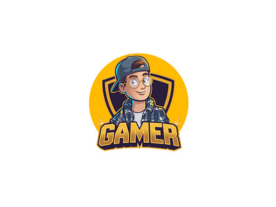 Gamer Logo branding graphic design level up your identity logo motion graphics power your profile style on