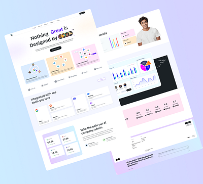 WebStudio Website Design design figma illustration landing ui uiux ux uxui web design webdesign