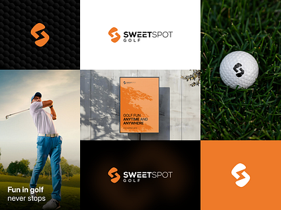 Sweetspot Golf - Visual Identity brand identity brand support branding graphic design illustrator logo negative space visual identity