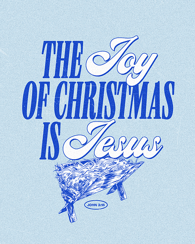 The Joy of Christmas is Jesus | Christian Poster christian