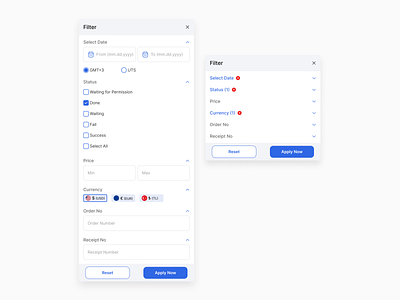 Table Filter dashboard filter list product product design saas search sort sort by table table filter ui ux webapp