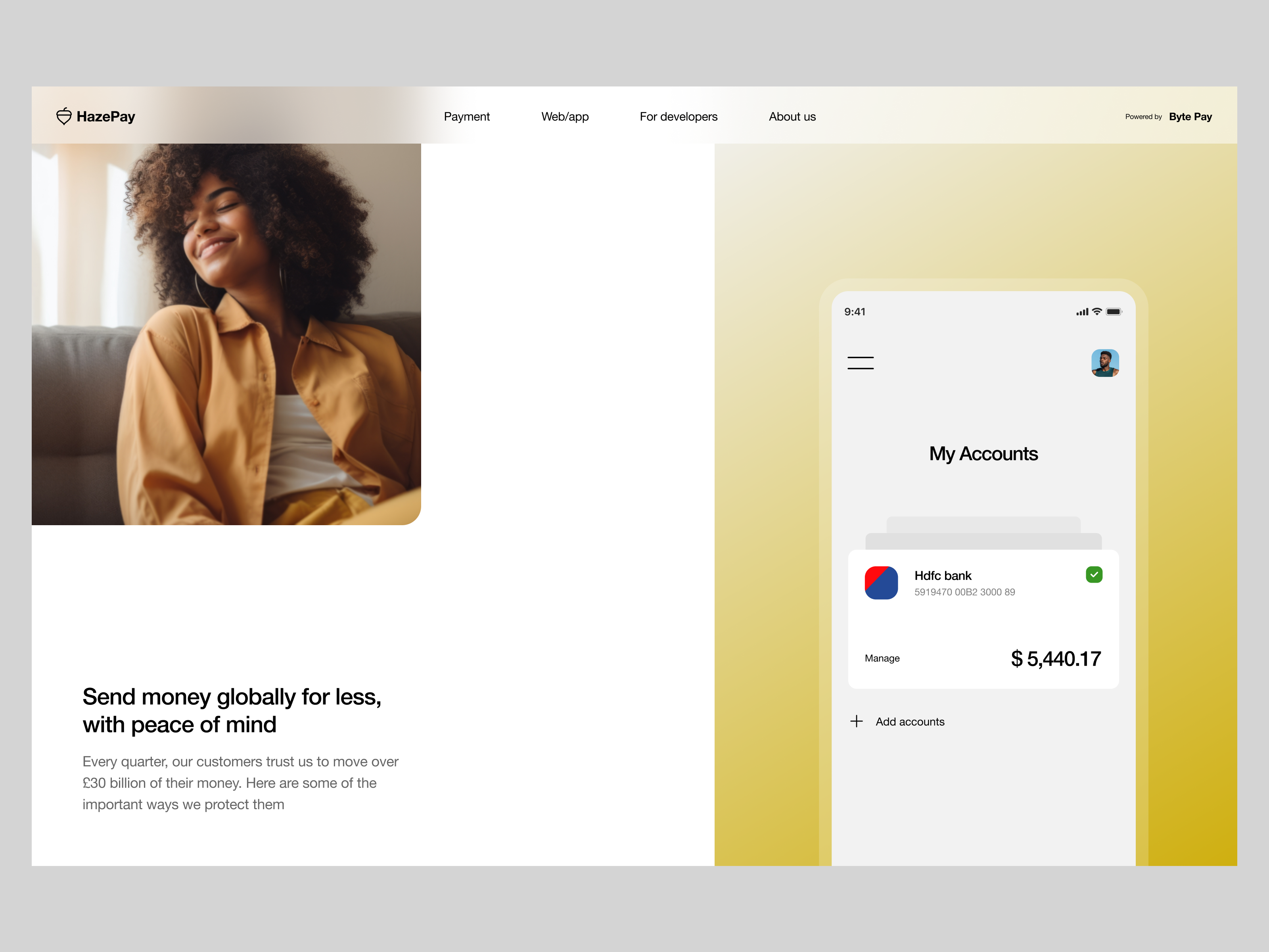 App landing page — Rebound shot app landing page branding clean design graphic design landing page logo minimal product landing page simple ui ux web webdesign website