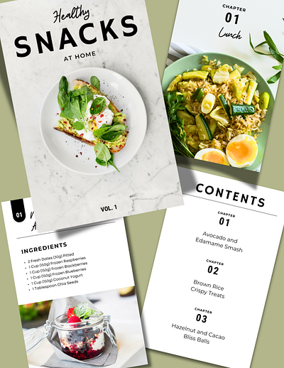 Diet/Healthy E-Book Design book diet ebook graphic design healthy