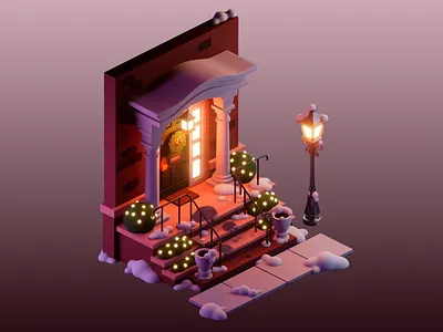 Winter Charm 3D visual 3d 3d abstract 3d art 3d art work 3d christmas decoration 3d design 3d doorstep visual 3d illustration 3d innovative architecture 3d vintage street lights 3d visual christmas vibes creative architecture custom decoration for christmas decorating game scene house decoration for christmas micro living outdoor christmas decor winter vibes 3d winter wonderland