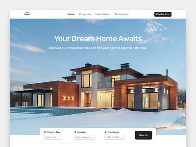 Habi - Real Estate Landing Page cleanui designexploration homebuyingexperience landingpage landingpagedesign minimalistdesign modernwebdesign propertywebsite realestate realestatedesign realestateui sleekdesign uiuxdesign userfriendlydesign webdesigninspiration