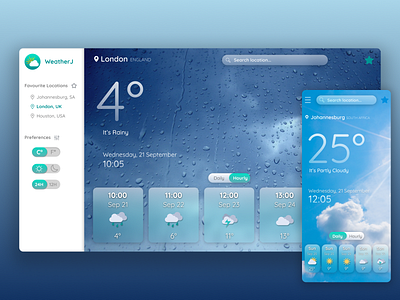 WeatherJ ui weather