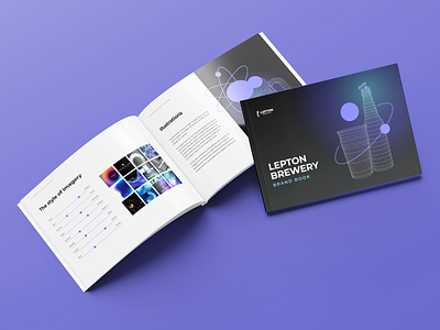 Lepton Brewery - Brand Book brand book brand identity branding print design