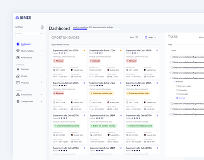 Sindi - SaaS CRM Solution case studie crm crm solution crm system design experience design figma interface design redesign saas ui uiux ux