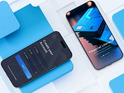 Finance | Mobile android bank blue branding colorful design designer form ios mobile money splash screen ui ux web