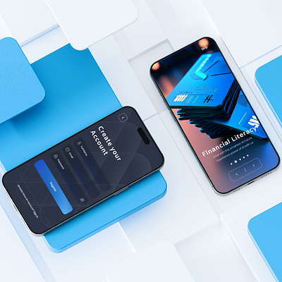 Finance | Mobile android bank blue branding colorful design designer form ios mobile money splash screen ui ux web