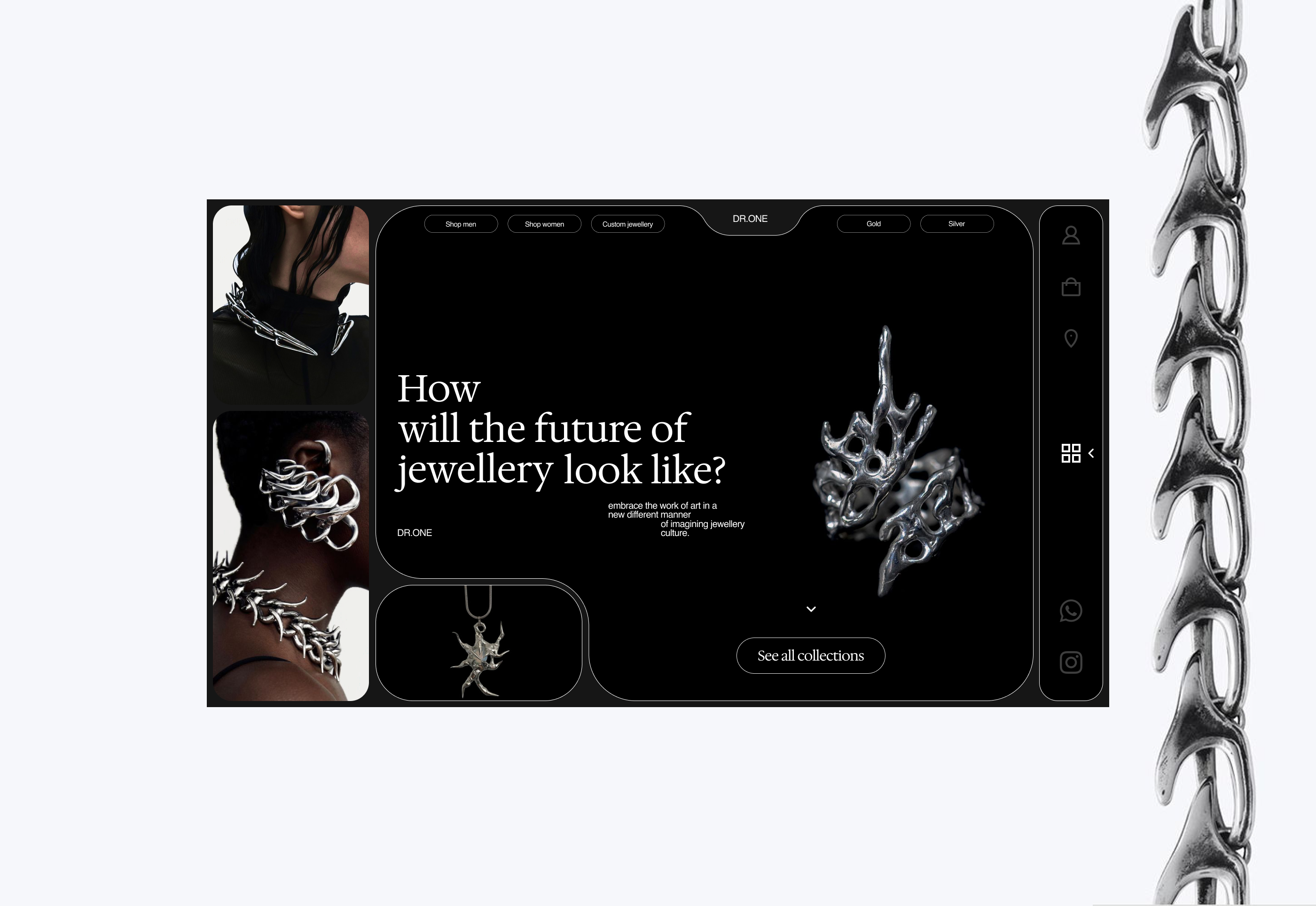 Example of E Commerce & Multi Page Website Design