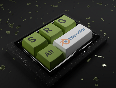 keyboard.blender.3D 3d animation graphic design logo ui