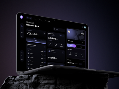 Finance Wallet Dashboard Design banking dashboard dashboard design finance fintech dashboard wallect dashboard