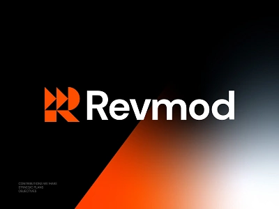 Revmod logo design brand identity branding crypto logo decentralized finance defi defi platform finance logo logo design logo designer logodesign logos logotype modern logo professional logo technology logo