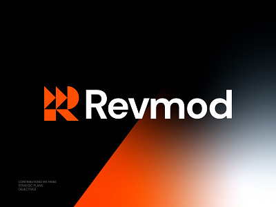 Revmod logo design brand identity branding crypto logo decentralized finance defi defi platform finance logo logo design logo designer logodesign logos logotype modern logo professional logo technology logo