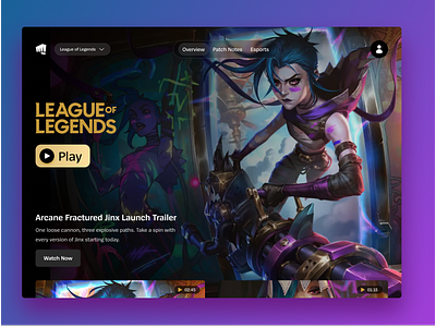 Riot Games Launcher Reimagined – League of Legends appdesign casestudy figma uidesign uxdesign