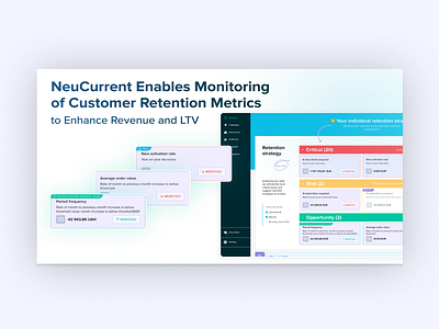 CRM. Customer retention metrics saas ui ux uxua