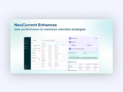 Data Performance of customer account fimga ix product design profile ux uxui