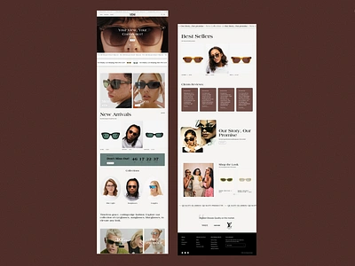 Ecomholders - Shopify Store Re-Design branding design dropshipping ecommerce ecommerce store glasses glasses store glasses website shopify shopify store ui