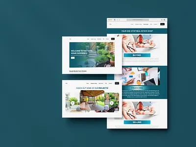 Real Estate Landing Page. app app design branding design flat graphic design illustration landing page logo minimal real estate realestate landing page ui uiux design ux web app website design