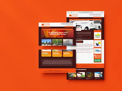 The Landscape experts! animation branding mortgage app design ui