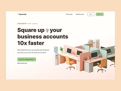 Transformative Landing Page Redesign for a Financial Product 3d branding graphic design illustration logo product design typography ui ux vector